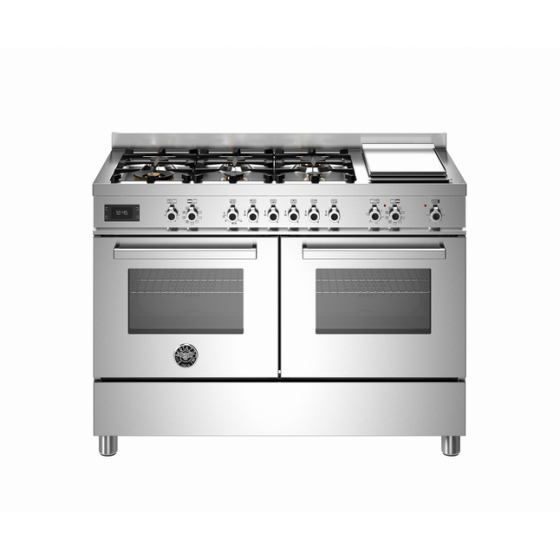 BERTAZZONI PRO12 6G 2E X T Ηλεκτρική Κουζίνα με Εστίες Αερίου & grill Teppanyaki 120cm Inox BERTAZZONI PRO12 6G 2E X T Ηλεκτρική Κουζίνα με Εστίες Αερίου & grill Teppanyaki 120cm Inox